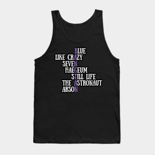 BTS Solo Song Titles Tank Top